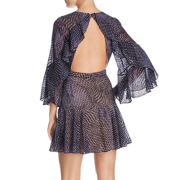 Abstract Floral Print Dress - Picture 5 of 6